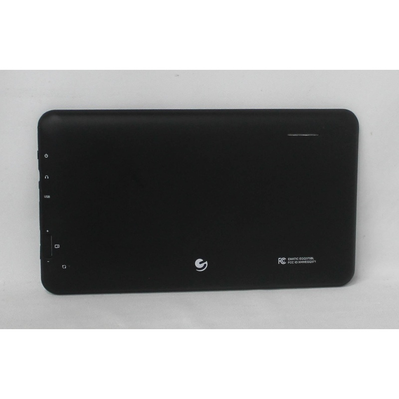 EGQ375BL-CASE-B Rear Case Black Egq375Bl Compatible with Ematic
