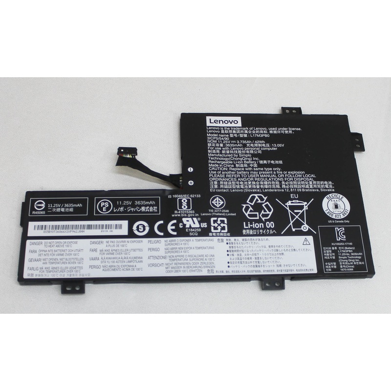 Lenovo Battery 11.25V 3.735Ah 42Wh 3Cell 100E Chromebook 2Nd Ge Refurbished SB10W67186