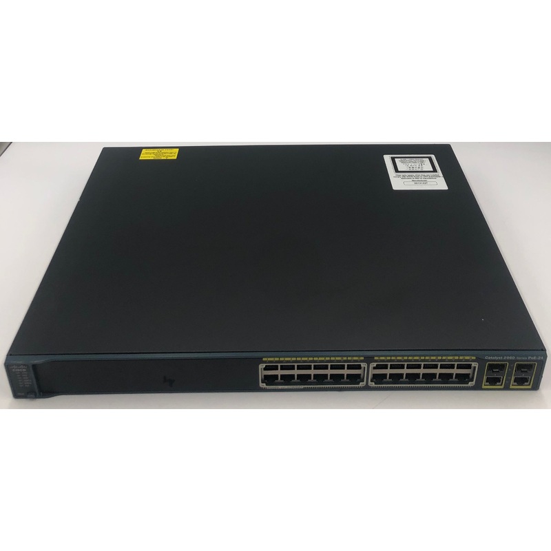Cisco Catalyst 2960 Series PoE-24 24-Port Network Switch- WS-C2960-24PC-L