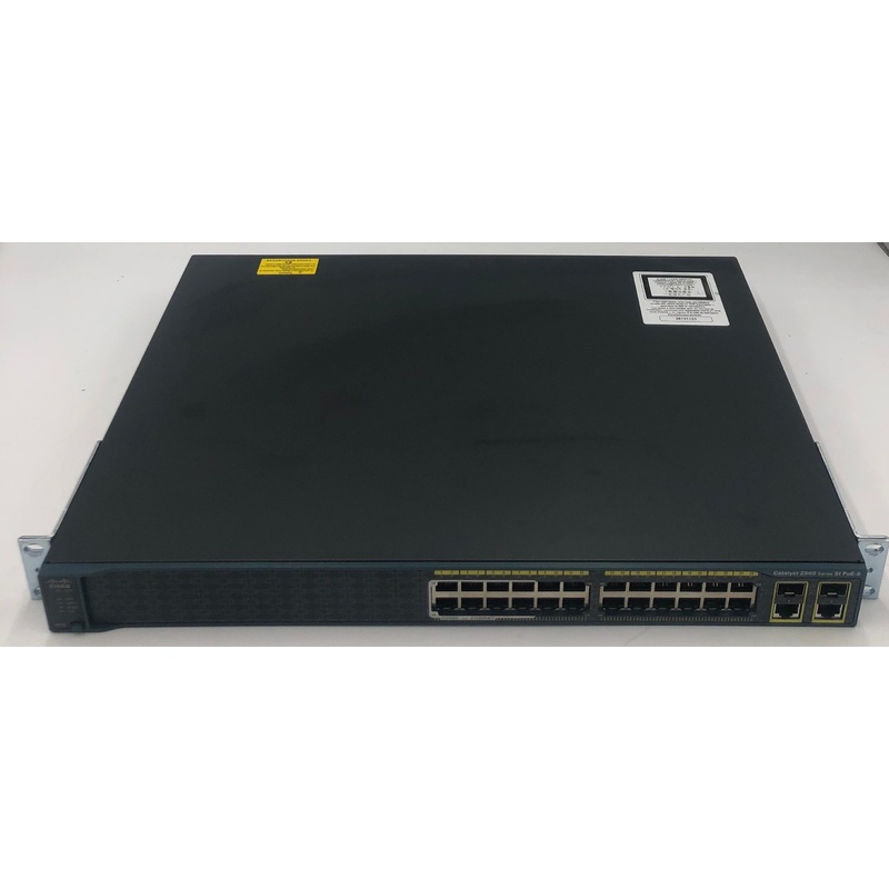 Cisco Catalyst 2960 Series SI PoE-8 24-Port Network Switch- WS-C2960-24LC-S