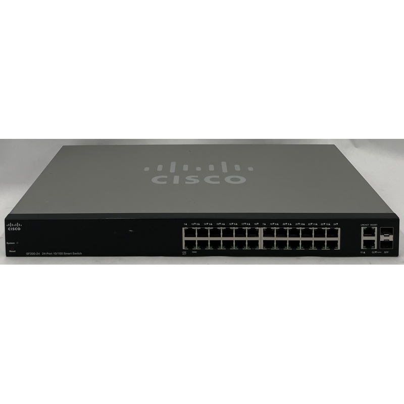 Cisco SF200-24 24-Port 10/100 Smart Switch
